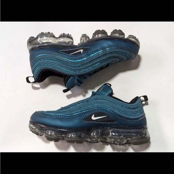 NIKE AIR VAPORMAX '97 "DARK SEA" Women's Size 6 Green/Black Running - Picture 1 of 10